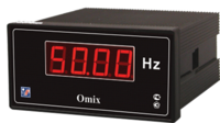 Omix P94-F-1-0.5, Диапазон (36…70)Гц, Точность 0,5%, Вход ~100-450В, Фаз 1, Питание ~220В, Корпус 48х96x98мм, Экран-1 СД*4р A42235