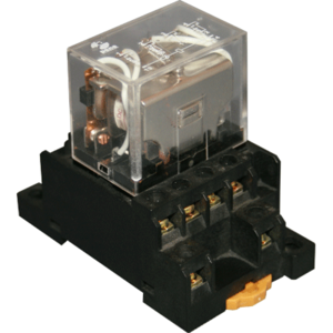 LY4, Управляющее U: =24В, 4П, Ток: 10A, Колодка: PTF14A(E), промежуточное A42608