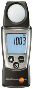 Testo 540 (0560 0540); арт. 0560 0540; Освещ.=99999лк; Точность=3%; Разреш.=1лк; ПО, чехол; вшг: 130х48х20мм., Вес: 72г. A83435