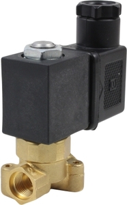 AR-5515-08, НЗ, Ду=2,6мм, Присоед.1/8",Латунь, Уплотн.: Viton, Р=(0…2)МПа, Т=(-10…120)°С, Kv=0,17м3/ч, Катушка: SA11B, =24В, вшг:72x58x25мм, 130г. A42022