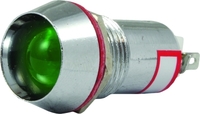 AR-AD22C-14T, цвет: Зеленый, Светодиод, d лампы=14мм, d монт.отв.=14мм, подключение: контакты под пайку, ?6...220В A28610
