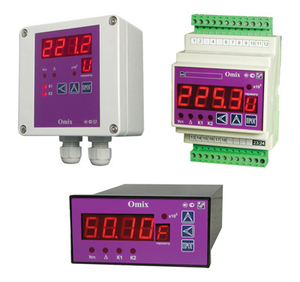 Omix P94-MX-1-0.5-KK-I420-RS485 A(прям.0…5 /0…50000)А, U(5…500/5…5000000)В, 15…120 Гц, кл.0,5%, пит. ~220В A25205