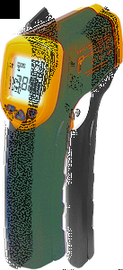 ARKOM PR380, Т=(-50…400)°С; L=1,5м.; Визир.=12:1; Погреш.=1,5%; Лазер-есть; Коэфф.изл=0,95; Подсветка, Hold; вшг: 146x80x38мм., вес: 130г. D01483