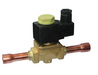AR-SB125-1028/2, НЗ, Ду=2,2мм, Присоед.1/4" под спай,Латунь+Медь, Уплотн.: PTFE, Р=(0…2,1)МПа, Т=(-20…180)°С, Kv=0,15м3/ч, Катушка: SB040, =12В, вшг:81х109х73мм, 360г. A28327