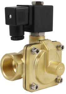 AR-YCB3125, НЗ, Ду=25мм, Присоед.1",Латунь, Уплотн.: Viton, Р=(0,03…1,6)МПа, Т=(-10…120)°С, Kv=10,32м3/ч, Катушка: S91H, ~110В, вшг:135x100x80мм, 1200г. D12062
