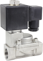 AR-YCP32-15, НО, Ду=15мм, Присоед.1/2",Нержав.сталь, Уплотн.: PTFE, Р=(0,05…1,6)МПа, Т=(-20…180)°С, Kv=3,8м3/ч, Катушка: S21H, =24В, вшг:113x75x48мм, 810г. D06088