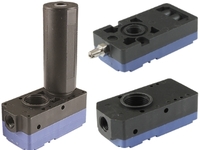 ABM10-B, мах. вакуум -85кПа, порт подачи G1/8", порт вакуума G3/8", глушитель Внутренний, NBR