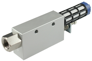 ACV-15HS,  сопла: 1,5 мм, мах. вакуум -92кПа, порт подачи Rp1/4", порт вакуума Rp1/4", порт выхлопа Rp1/4", ном. давление 0,5