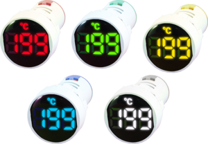 ART-R30-R, Выносной датчик температуры, Т=(-20…199)°С, Lпров.=0,95м., пит.: ~50…380В, цвет индикатора: красный, вшг: ?29x51мм., вес:24г. A93291