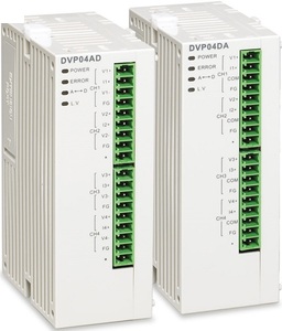 DVP06AD-S  Модуль аналогового ввода: 6AI, 14bit, 24V DC Power, SLIM