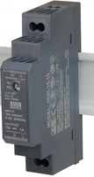 HDR-15-12 AC-DC, 15Вт, вход 85...264 В AC 47...63Гц/120...370В DC, выход 12В/1.25А, изоляция 3000В AC, в кожухе на DIN-рейку, 17.5х90х54.5мм, -30...+70°С