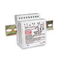 DR-4512 AC-DC, 45Вт, вход 85…264V AC, 47…63Гц /120…370В DC, выход 12В/3.5A, рег. вых=±10%Uном, изоляция 3000В AC, в кожухе на DIN-рейку 93х78х67мм, -10…+50°С  