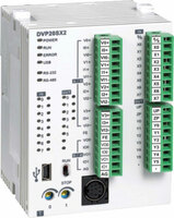 DVP10SX11R  Контроллер: 4DI, 2DO, 2AI, 2AO (Relay), 24V DC Power, SLIM
