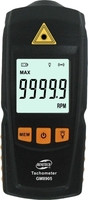 AR8905; Тип: Оптический; Частота=(2,5…99999)об/мин; Погр=0,1%; Lсраб=(50…500)мм.; Лаз.указ-ль: есть; вшг: 127x56x30мм., вес: 112г. A42317