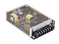 HRP-100-24 AC-DC, 100Вт, ККМ, вход 85…264V AC, 47…63Гц /120…370В DC, выход 24В/4.5A, рег. вых 22.8…28.8В, дист. вкл/выкл, изоляция 3000В AC, в кожухе 159х97х38мм, -40…+60°С 