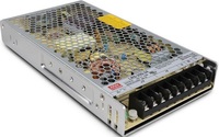 LRS-200-12 AC-DC, 173Вт, вход 115/230В AC (переключатель), 47…63Гц, выход 12В/17A, рег. вых ±10%, изоляция 3750В AC, в кожухе 215х115х30мм, -25…+70°С