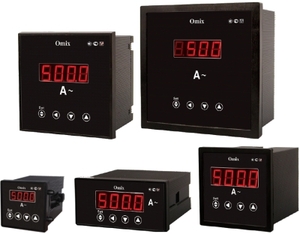 Omix P44-A-1-0.5-K трансф.вкл: до ~10000А, прям.вкл.: ~5А, 1ф., Экран-1 СД*4р, кл.0,5%, вшг: 48x48x67мм, пит.: ~220В, реле: ~1А, 250В A04073