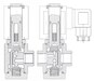 AR-SB364, 3/2-UЗ, Ду=2,2мм, Присоед.1/4",Латунь, Уплотн.: Viton, Р=(0…1)МПа, Т=(-40…120)°С, Kv=0,13м3/ч, Катушка: SB257, =12В, вшг:97x77x36мм, 505г. D12048