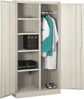 Шкаф ШК-2 комбинированный. Металлический двухдверный шкаф.  1850х820х450 мм