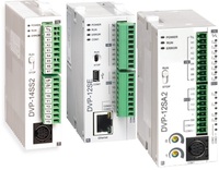 DVP12SA211R  Контроллер: 12 Point, 8DI, 4DO (Relay), 2 шины расширения, 24 VDC, 16К шагов, RS-232 и 2xRS-485